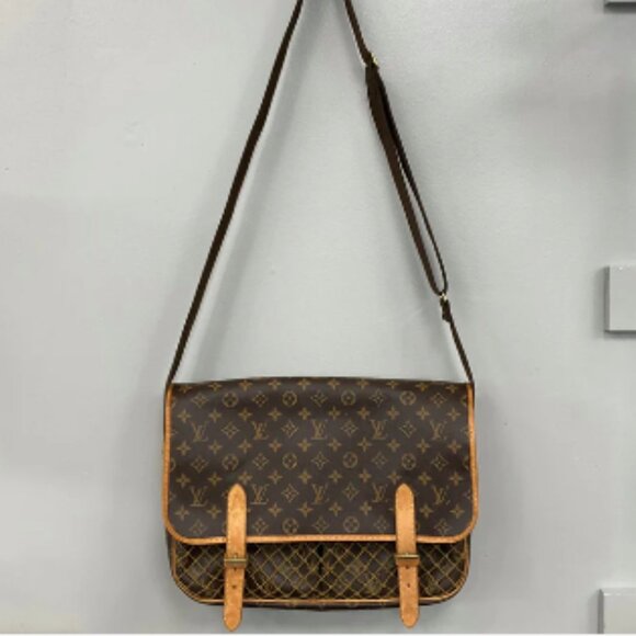 RARE Louis Vuitton Monogram Congo GM Messenger Tan Womens Designer Bag Purses - Picture 7 of 12